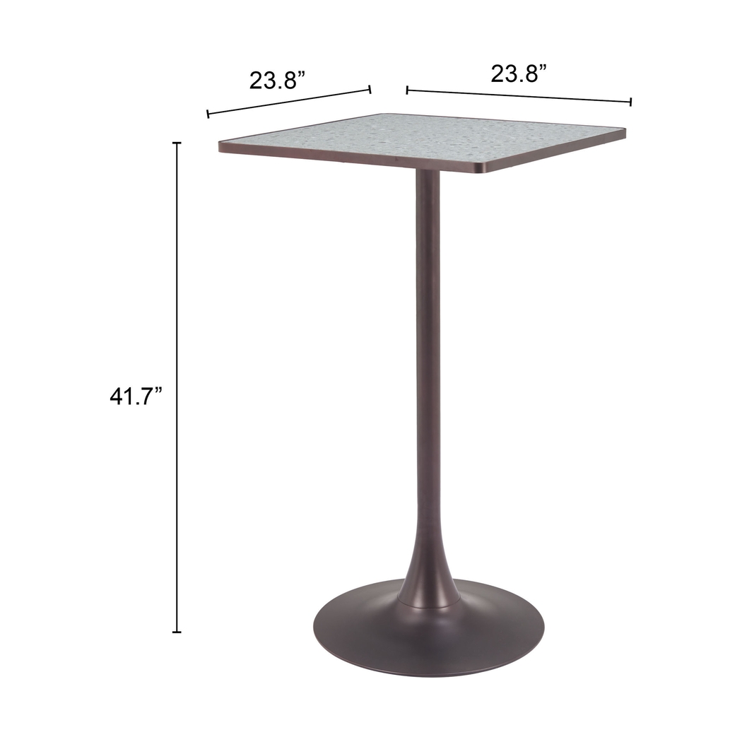 Abhira Gray Bar Table - Thumbnail - Image 3