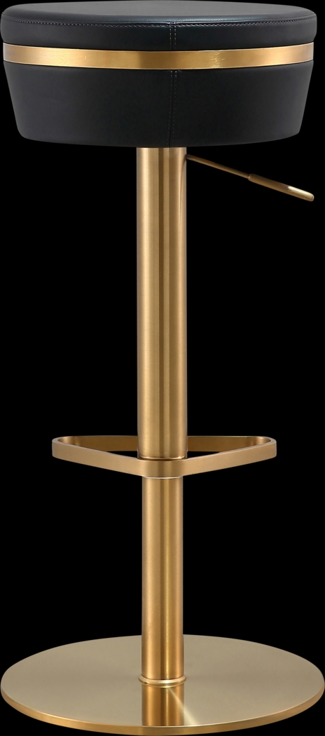 Abiaka Black Adjustable Stool - Thumbnail - Image 4