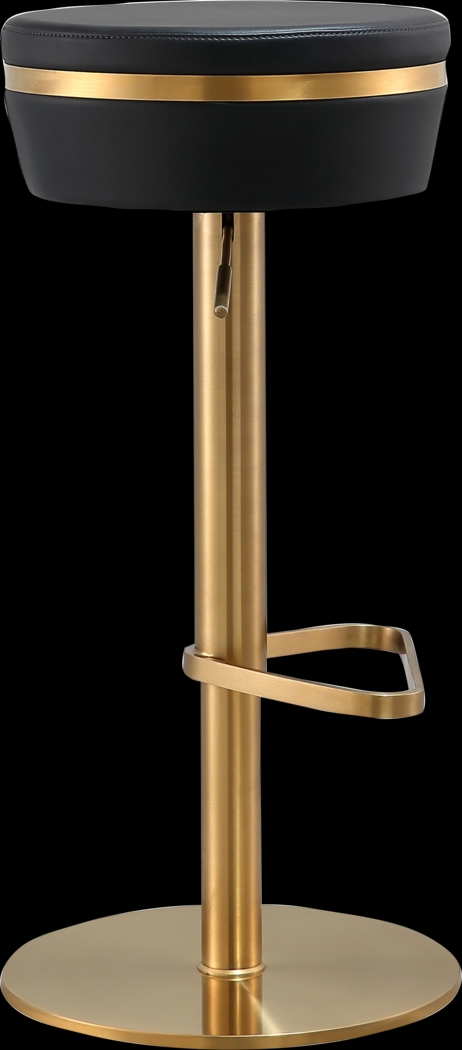 Abiaka Black Adjustable Stool - Thumbnail - Image 5