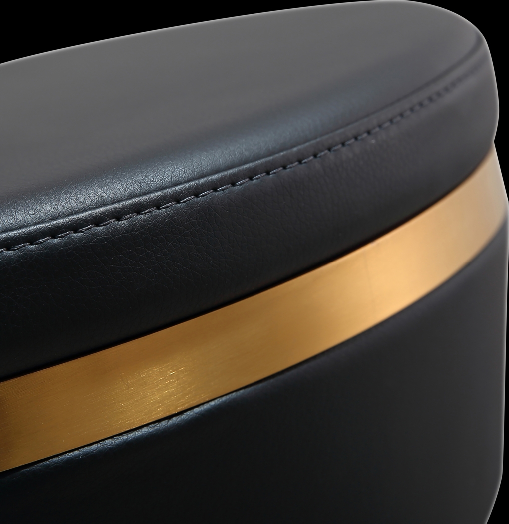 Abiaka Black Adjustable Stool - Thumbnail - Image 7