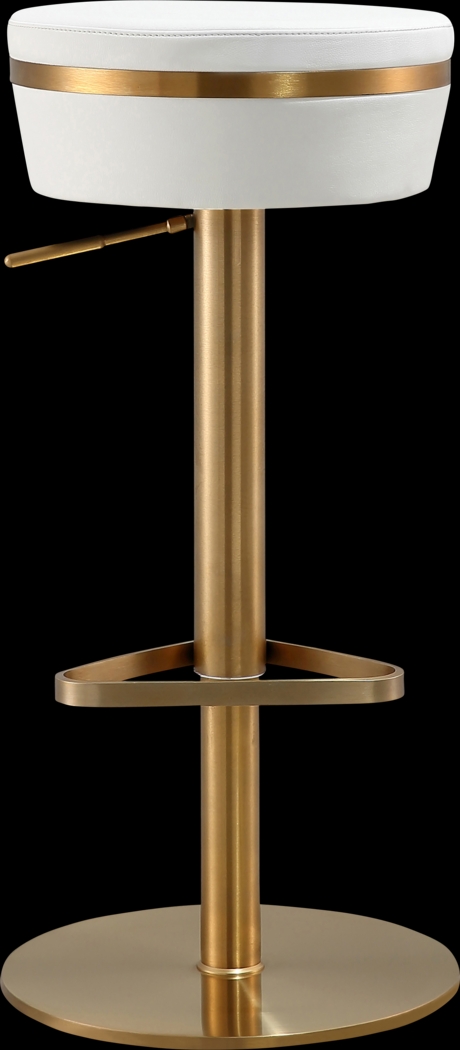 Abiaka White Adjustable Stool - Thumbnail - Image 3