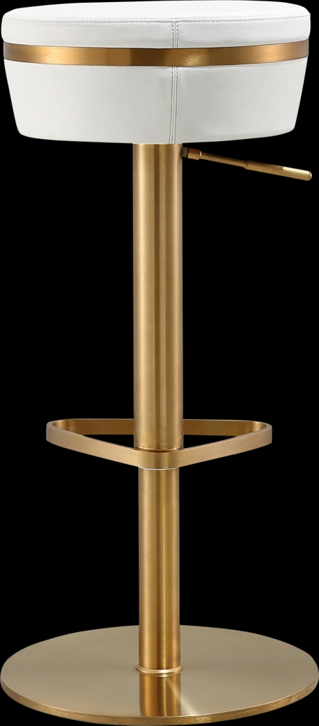 Abiaka White Adjustable Stool - Thumbnail - Image 4