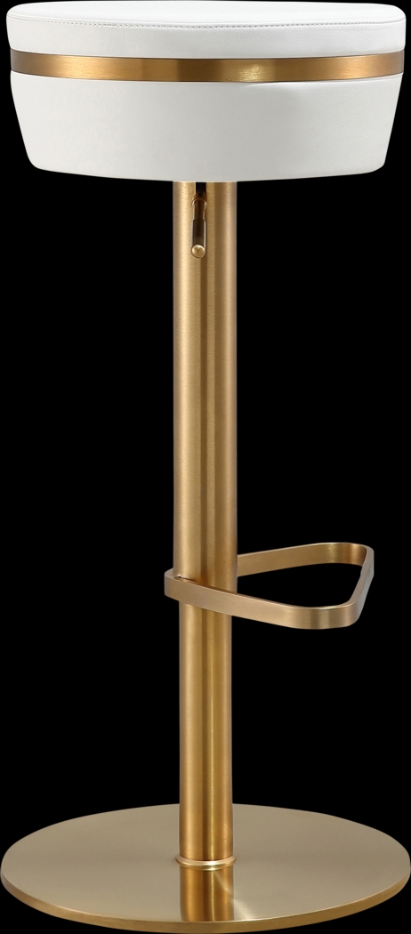 Abiaka White Adjustable Stool - Thumbnail - Image 5