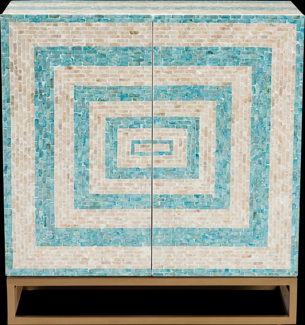 Abiathar Blue Accent Cabinet - Thumbnail - Image 3