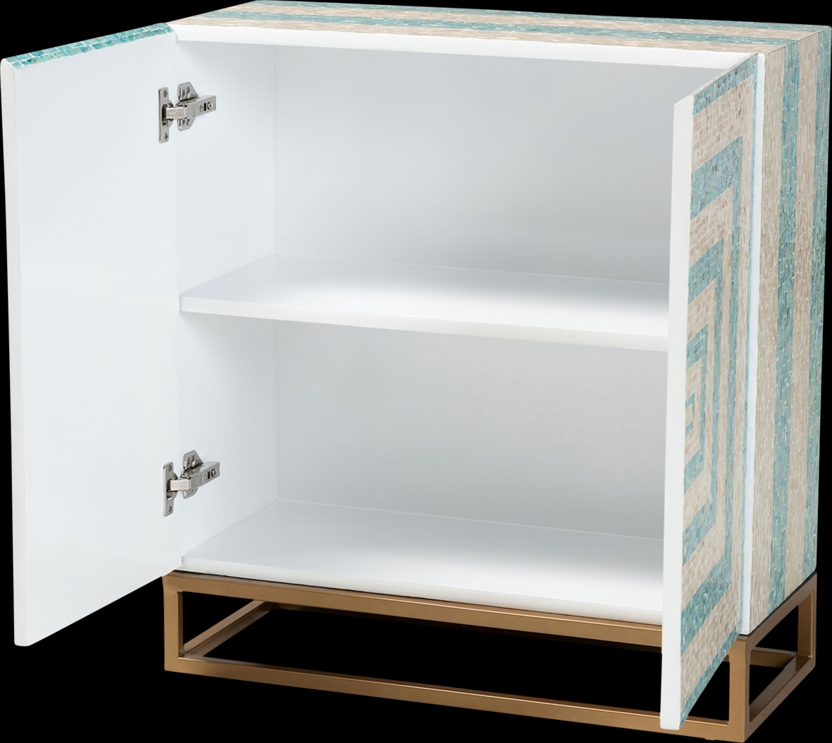 Abiathar Blue Accent Cabinet - Thumbnail - Image 4