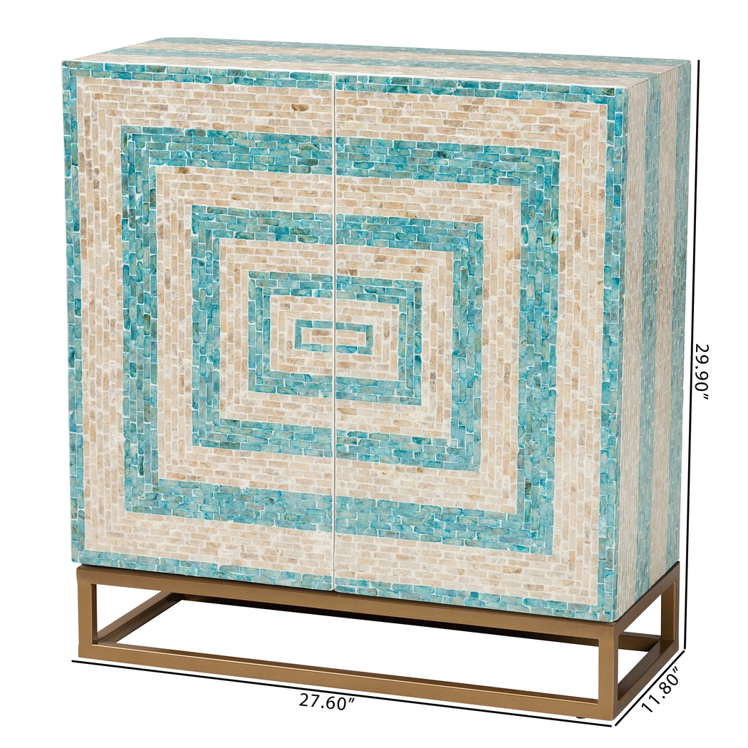 Abiathar Blue Accent Cabinet - Thumbnail - Image 10
