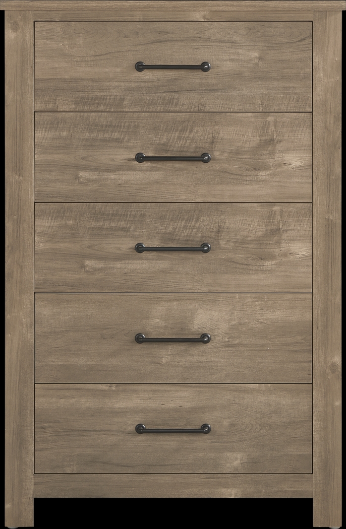 Abilene Brown 5 Pc Queen Panel Bedroom - Thumbnail - Image 6