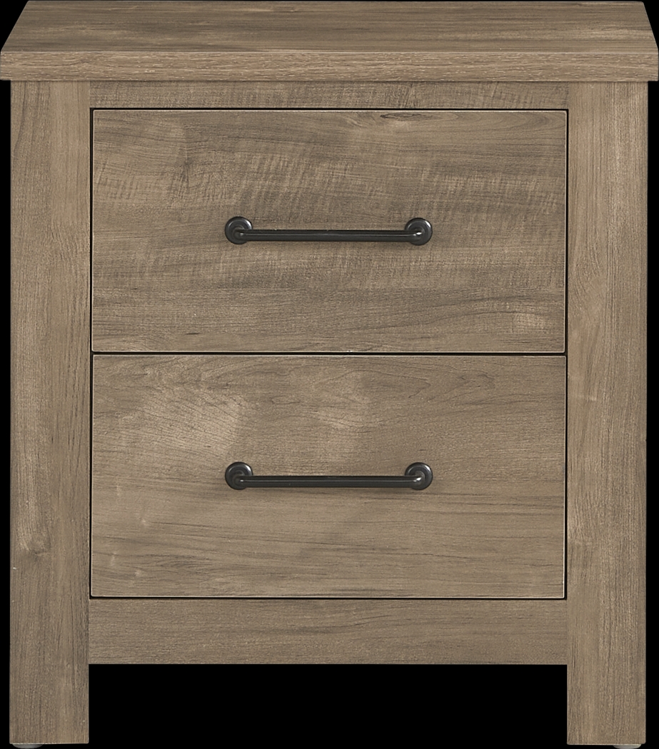 Abilene Brown 7 Pc Queen Panel Bedroom - Thumbnail - Image 11