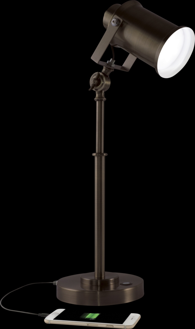Abilene Court Brown Lamp - Thumbnail - Image 1