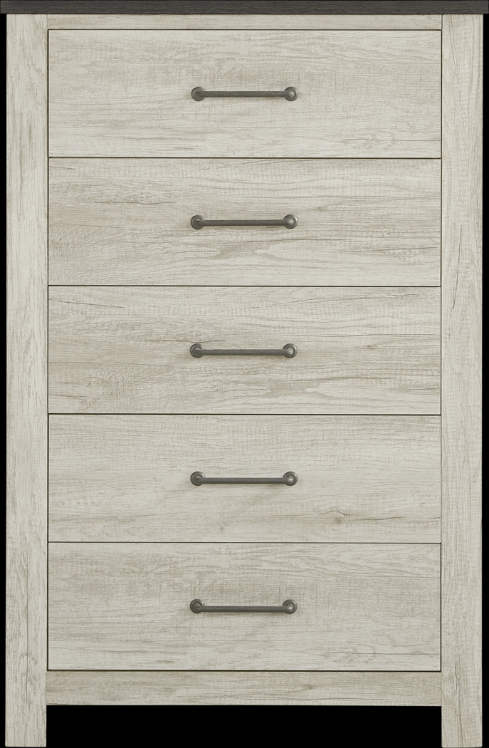 Abilene White 5 Pc King Panel Bedroom - Thumbnail - Image 6