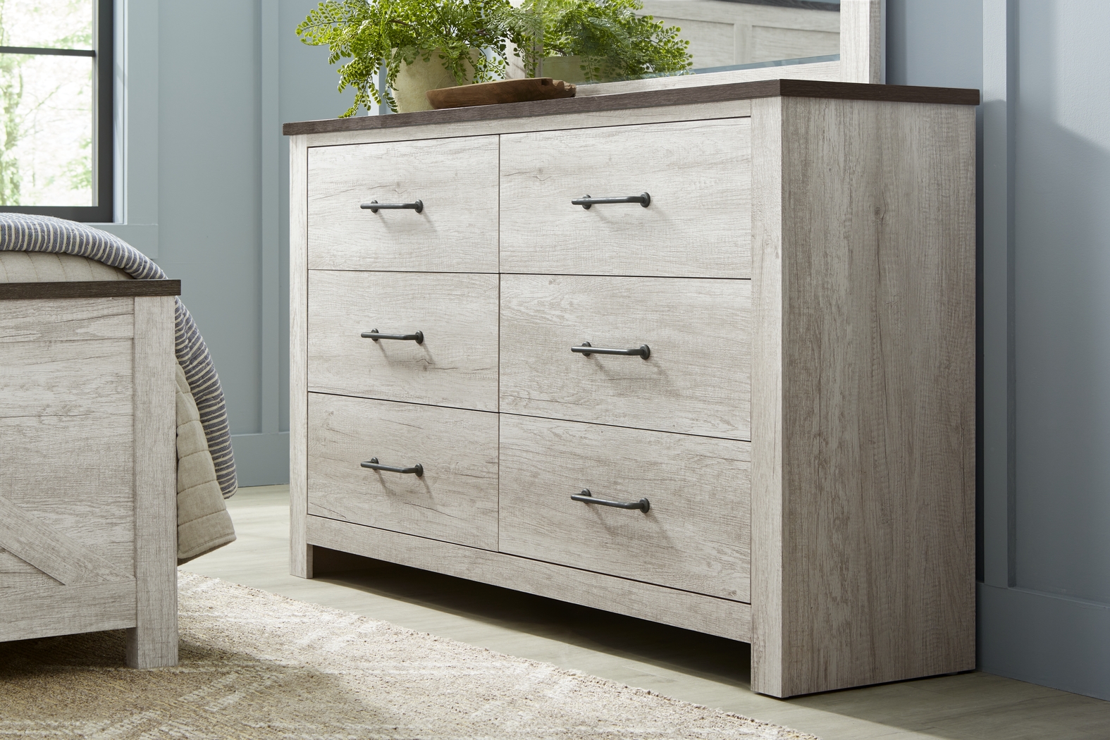 Abilene White 5 Pc Queen Panel Bedroom - Thumbnail - Image 7