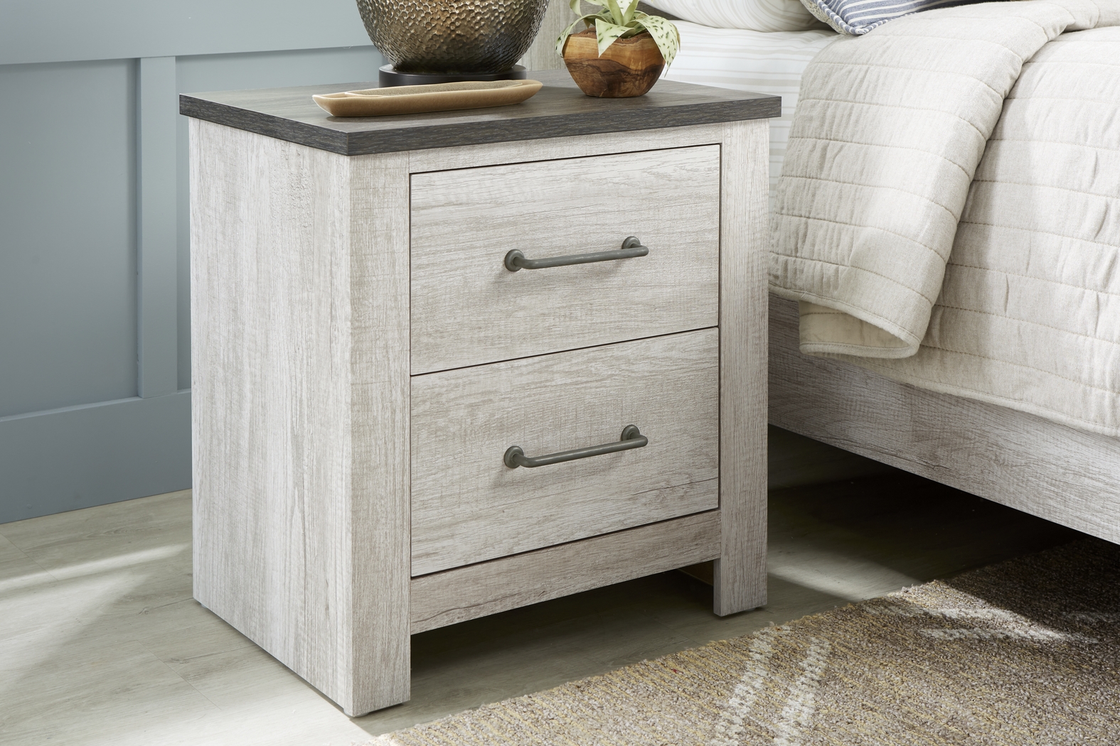 Abilene White 5 Pc King Panel Bedroom - Thumbnail - Image 8