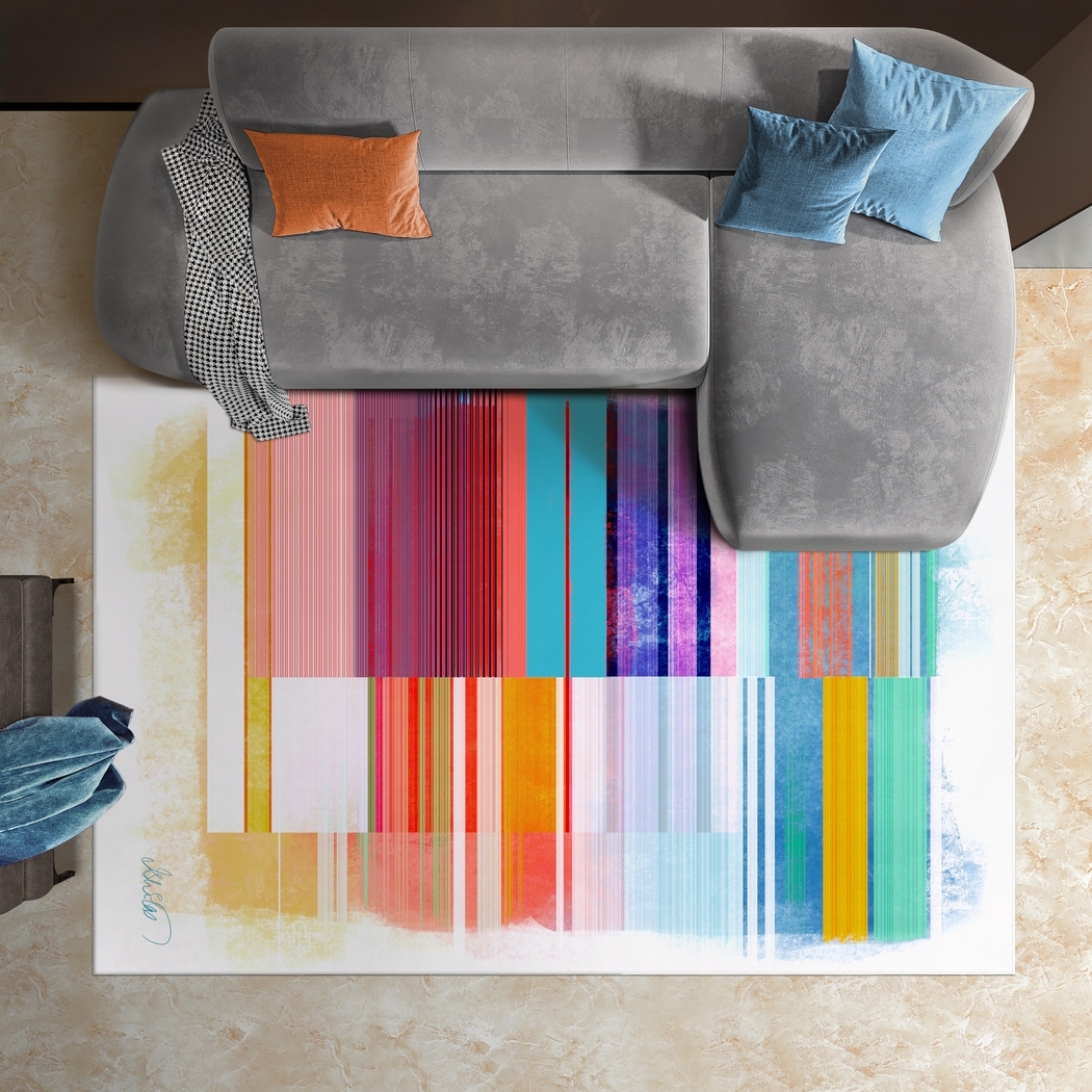 Abillon Multi 5' x 7'7 Rug - Thumbnail - Image 2