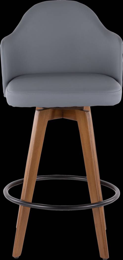 Abinger Gray Swivel Counter Height Stool - Thumbnail - Image 4