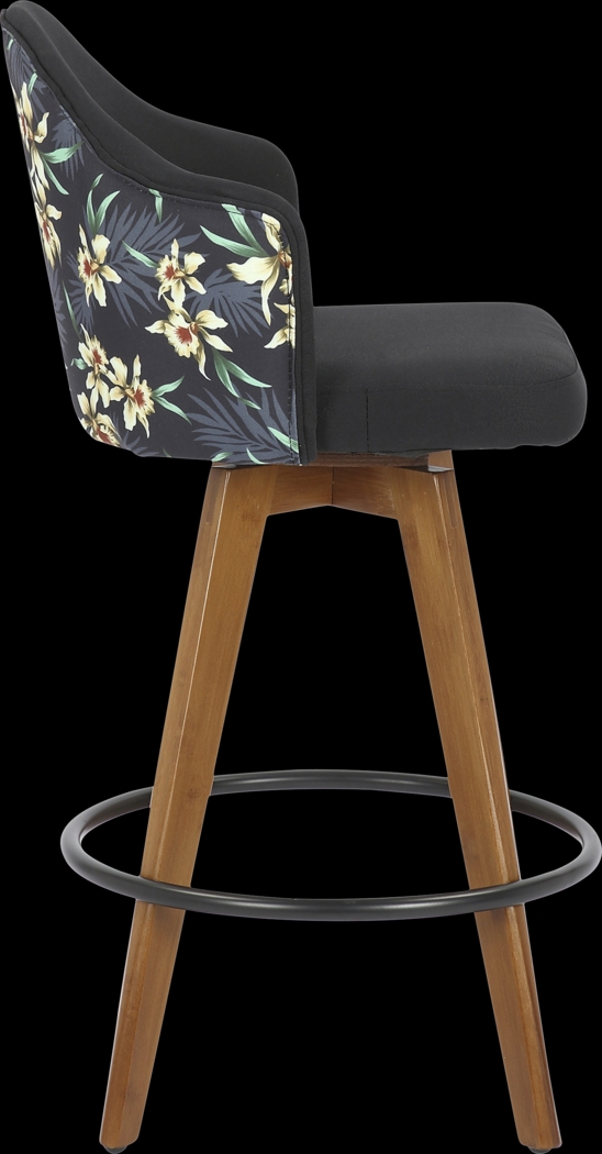 Abinger II Black Counter Height Stool - Thumbnail - Image 2