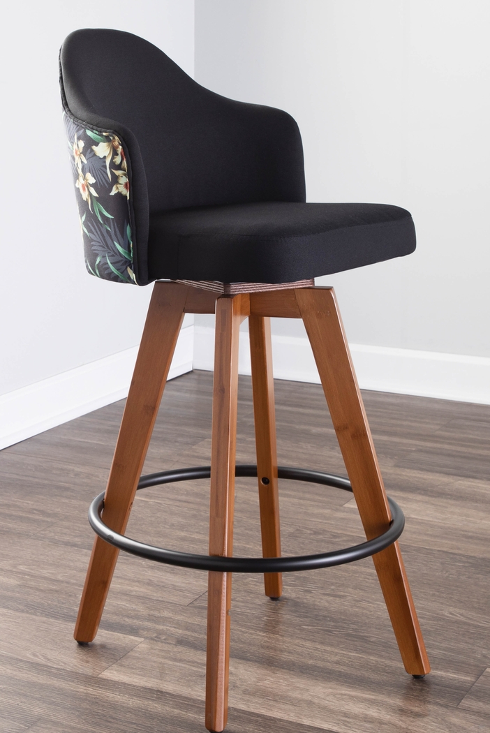 Abinger II Black Counter Height Stool - Thumbnail - Image 8