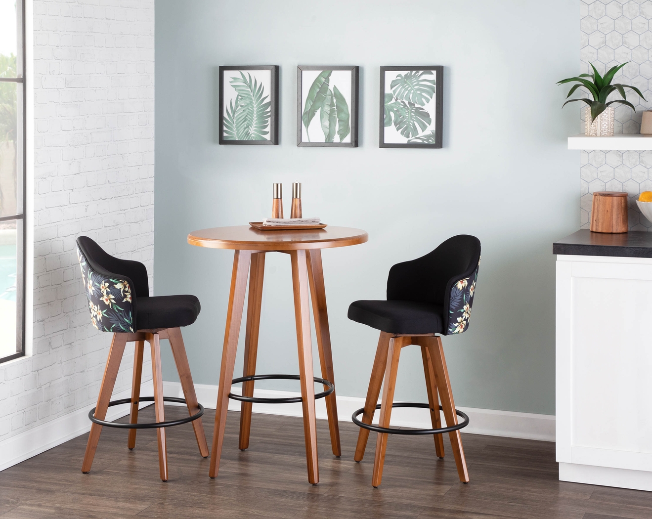 Abinger II Black Counter Height Stool - Thumbnail - Image 10