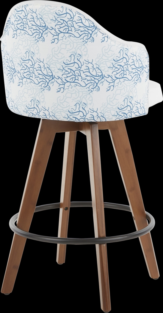 Abinger II Blue Counter Height Stool - Thumbnail - Image 3
