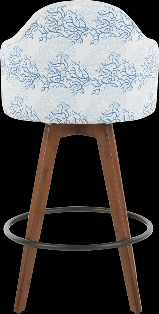 Abinger II Blue Counter Height Stool - Thumbnail - Image 4