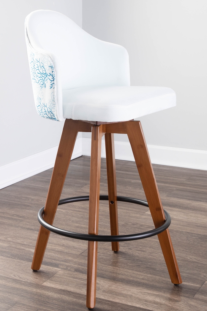 Abinger II Blue Counter Height Stool - Thumbnail - Image 7