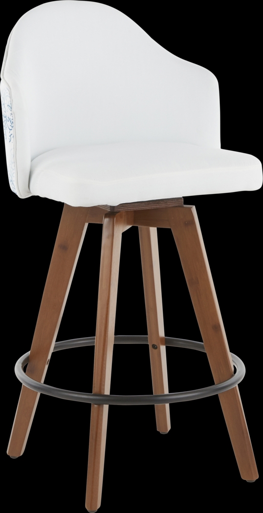 Abinger II Blue Counter Height Stool - Thumbnail - Image 1