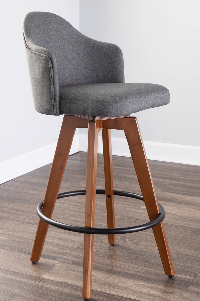 Abinger II Gray Counter Height Stool - Thumbnail - Image 8