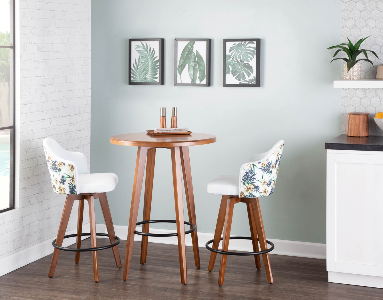 Abinger II White Counter Height Stool - Thumbnail - Image 8