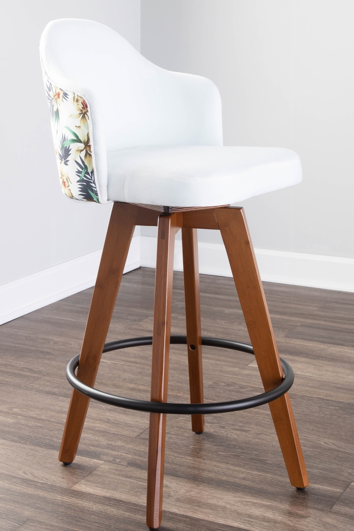 Abinger II White Counter Height Stool - Thumbnail - Image 9
