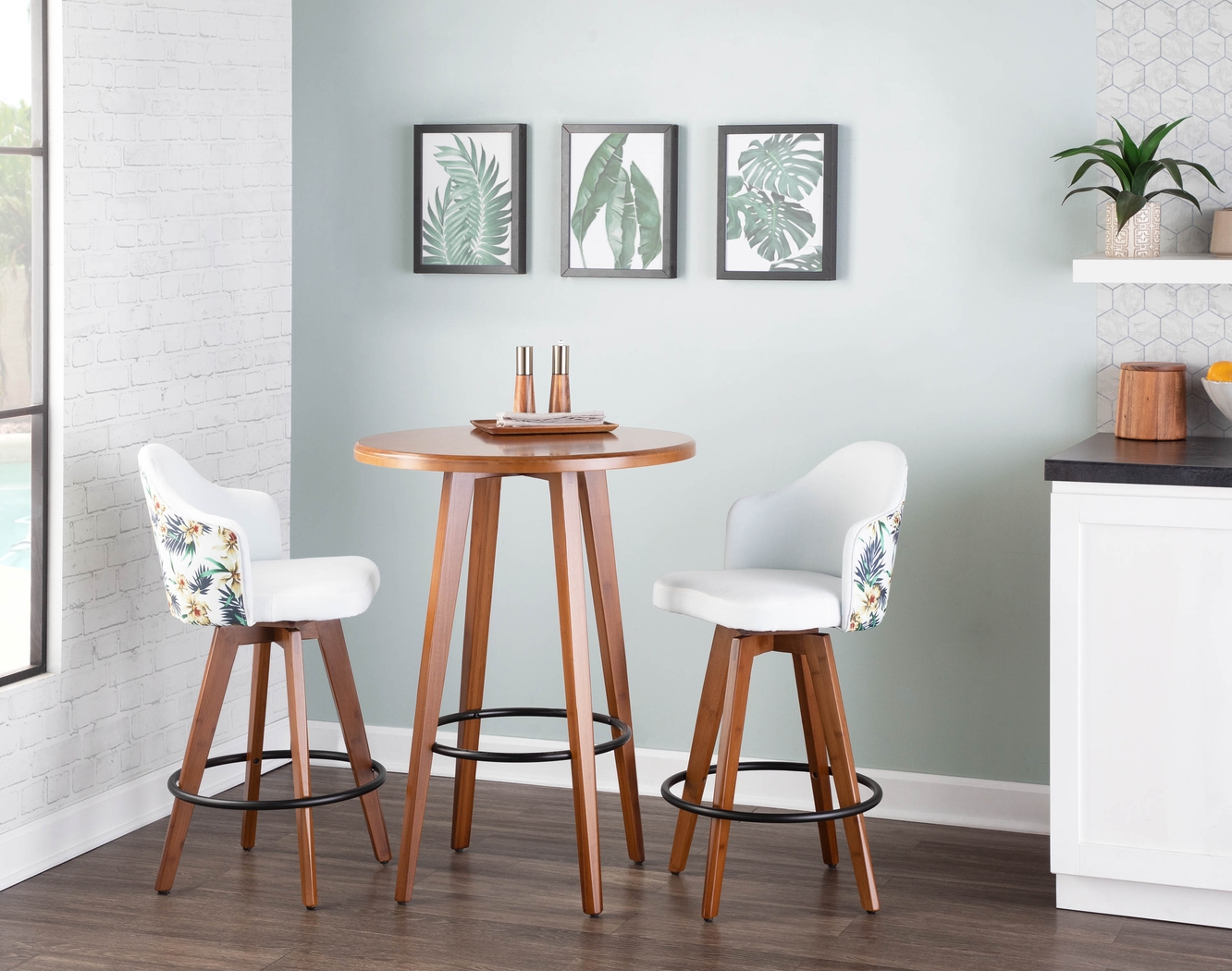 Abinger II White Counter Height Stool - Thumbnail - Image 10