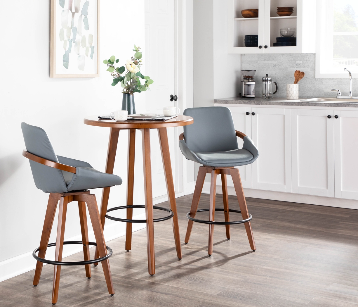 Abinger Walnut Pub Table - Thumbnail - Image 7