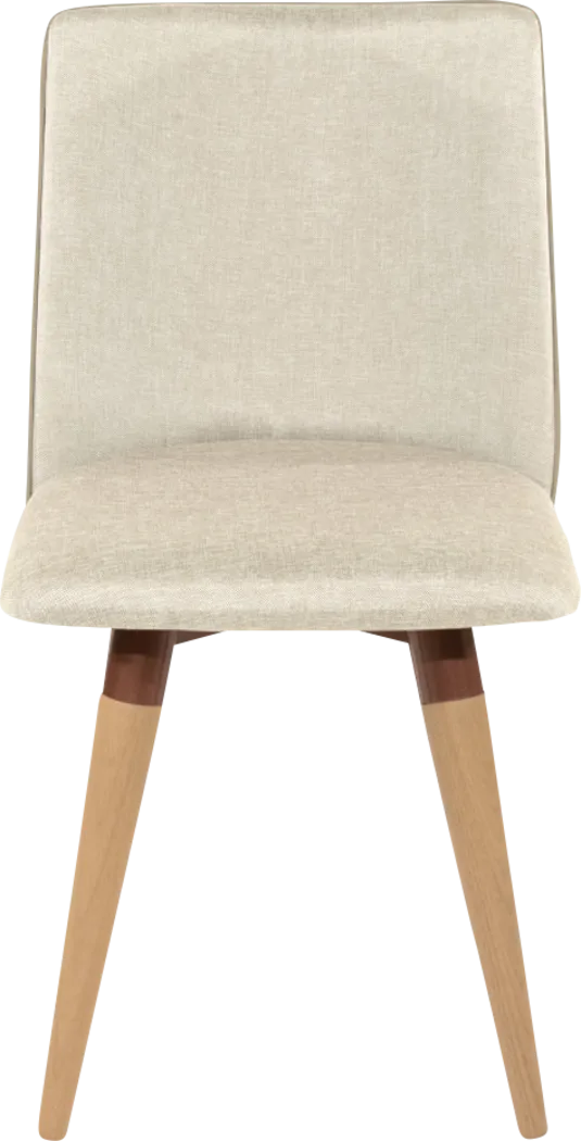 Abita Circle Beige Swivel Side Chair - Thumbnail - Image 4