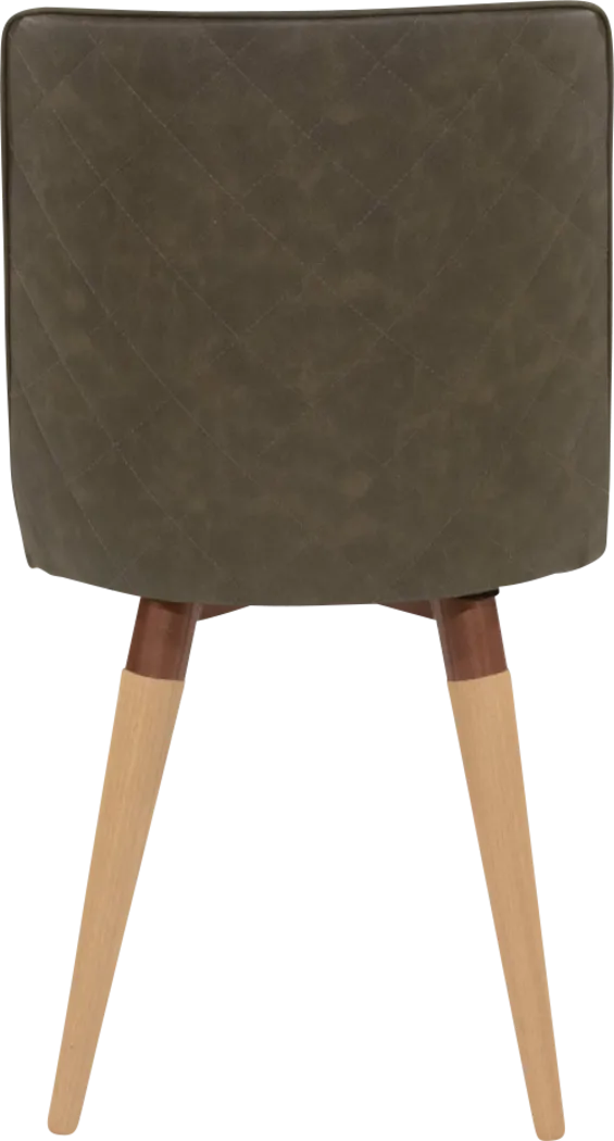 Abita Circle Gray Swivel Side Chair, Set of 2 - Thumbnail - Image 3