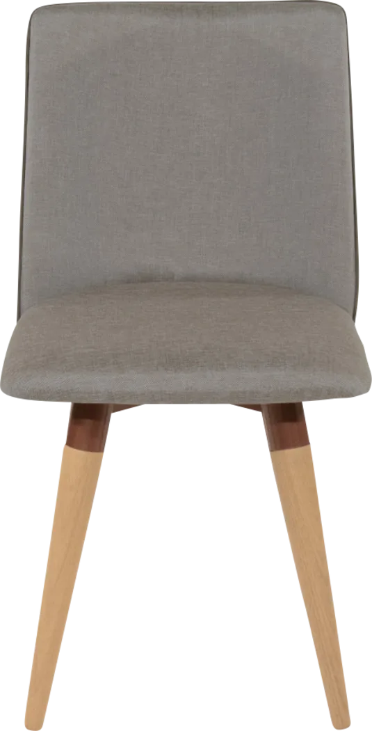 Abita Circle Gray Swivel Side Chair, Set of 2 - Thumbnail - Image 4