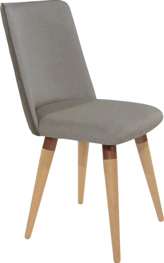 Abita Circle Gray Swivel Side Chair, Set of 2 - Thumbnail - Image 5