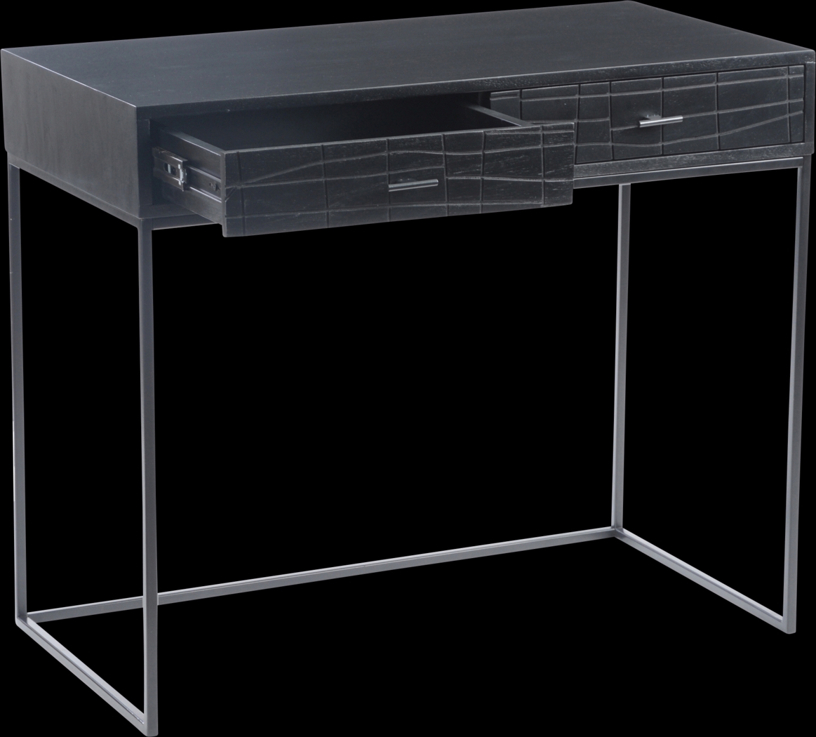 Ablett Black Desk - Thumbnail - Image 2