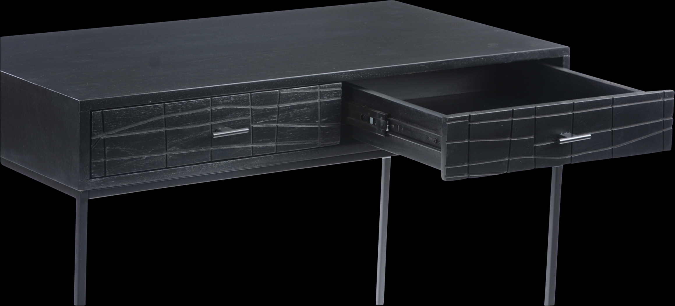 Ablett Black Desk - Thumbnail - Image 6
