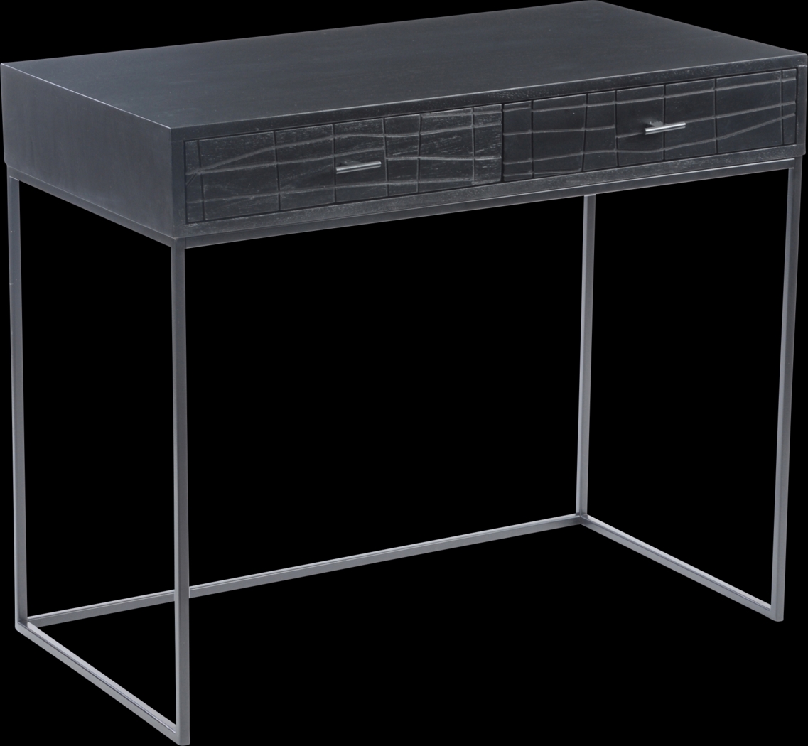 Ablett Black Desk - Thumbnail - Image 1