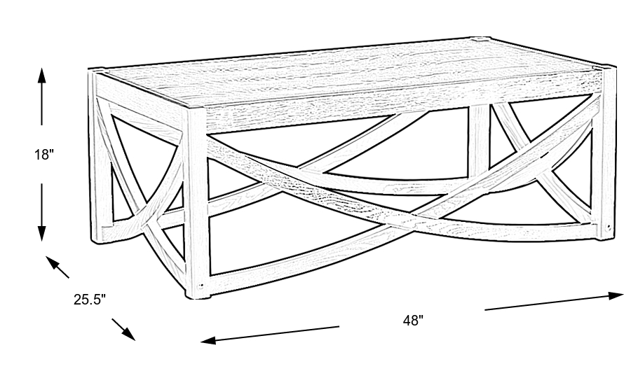 Dimension Image. Please refer to the Dimension Tab on this page for dimension details.