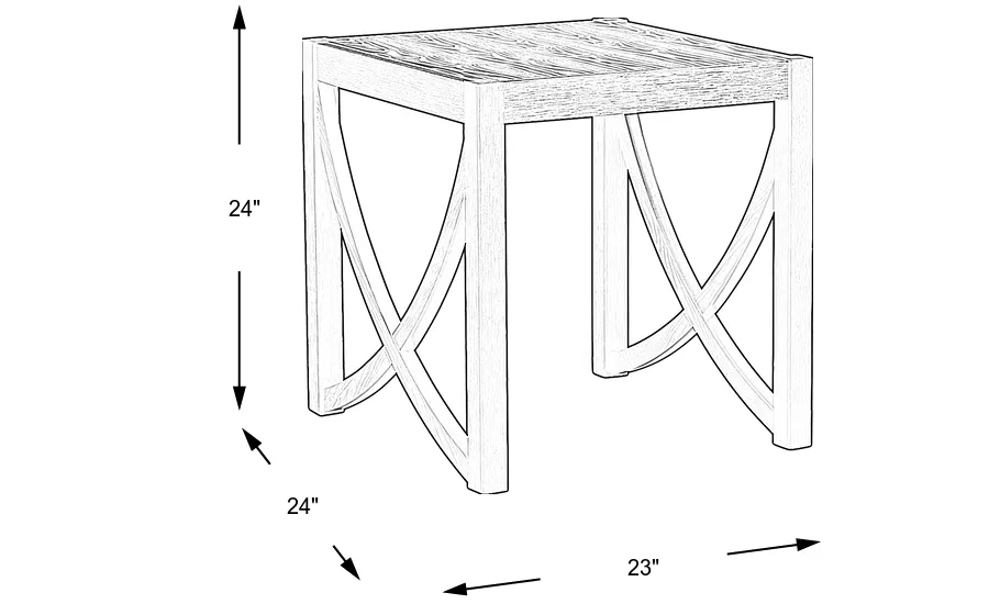 Dimension Image. Please refer to the Dimension Tab on this page for dimension details.