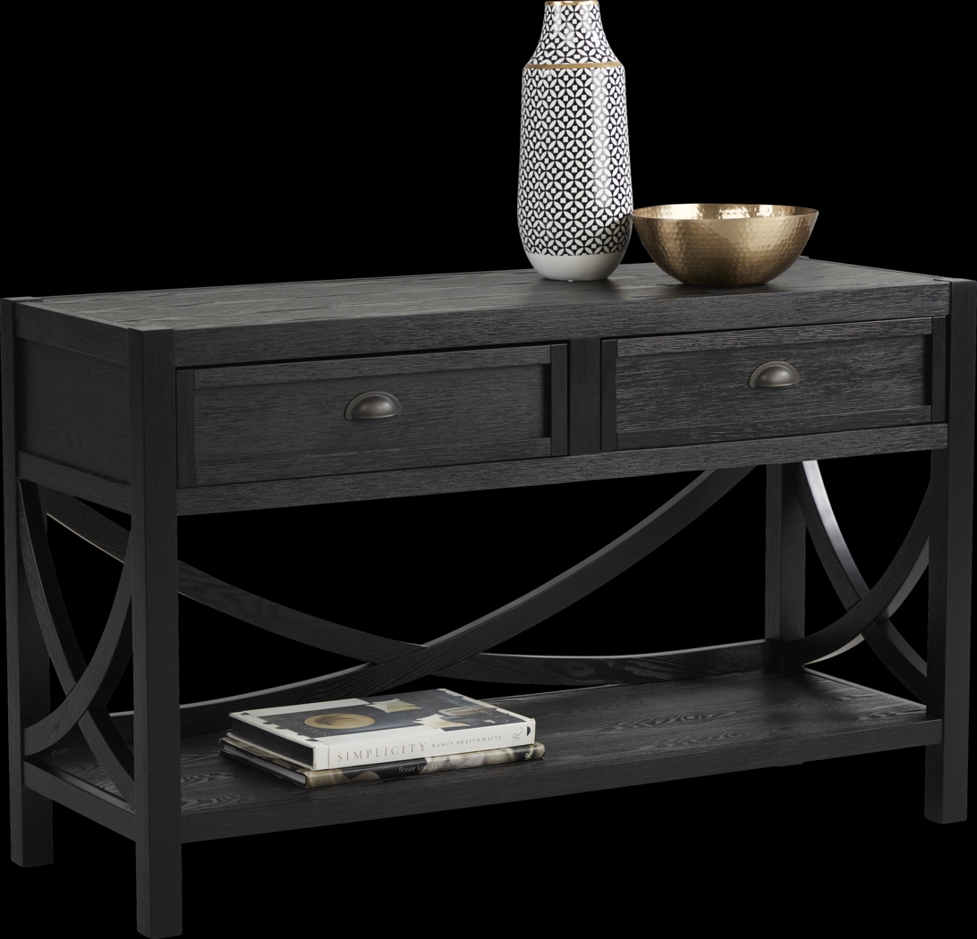 Abner Black Sofa Table - Thumbnail - Image 1