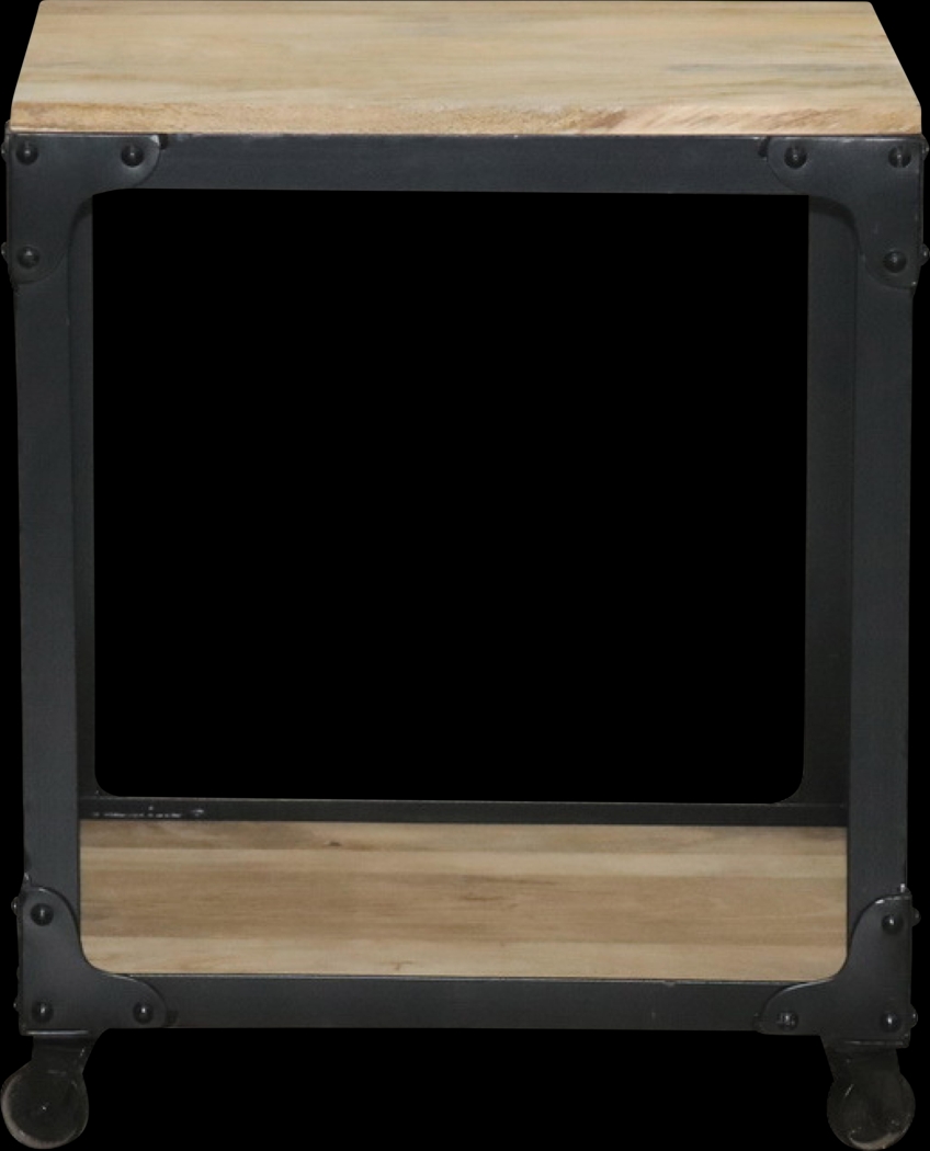 Aboutwell Tan Accent Table - Thumbnail - Image 3