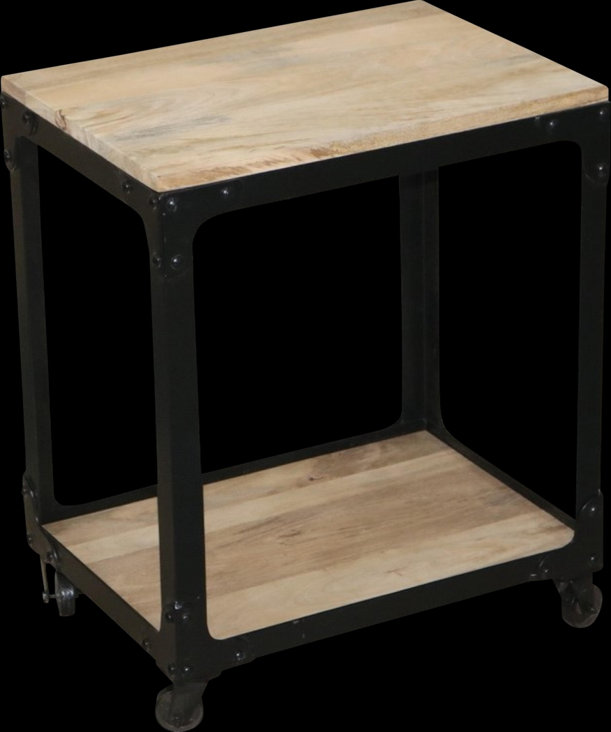 Aboutwell Tan Accent Table - Thumbnail - Image 1