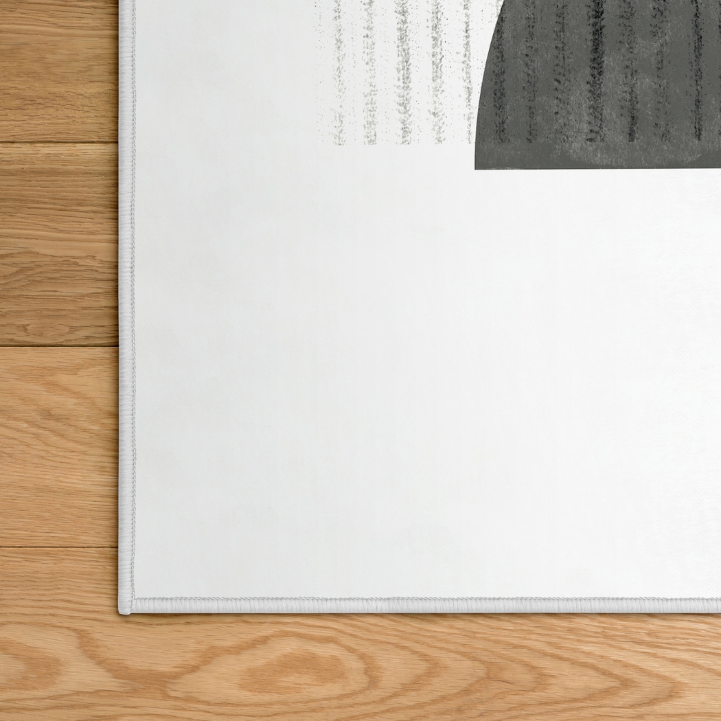 Aboville White 5' x 7'7 Rug - Thumbnail - Image 4