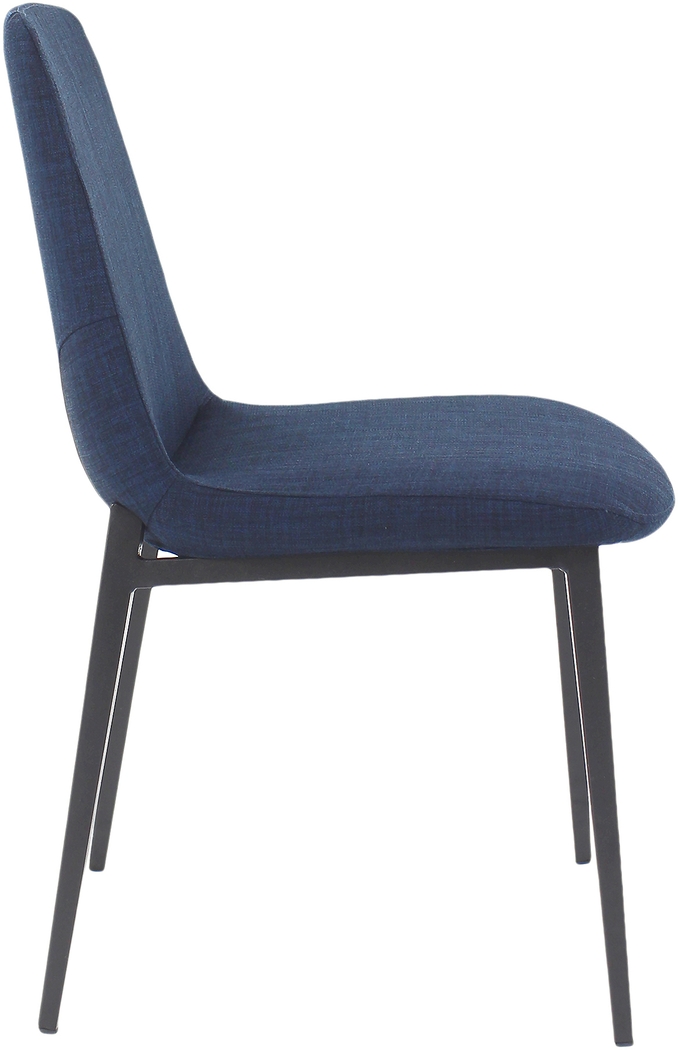 Aboyne Blue Side Chair, Set of 2 - Thumbnail - Image 4