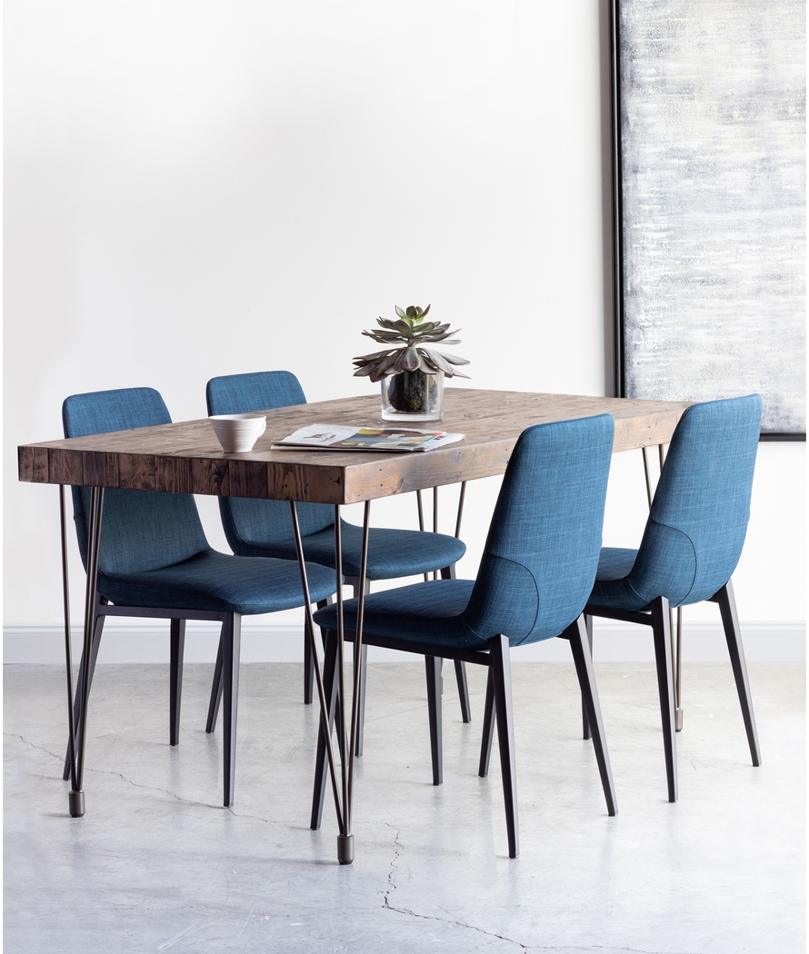 Aboyne Blue Side Chair, Set of 2 - Thumbnail - Image 7