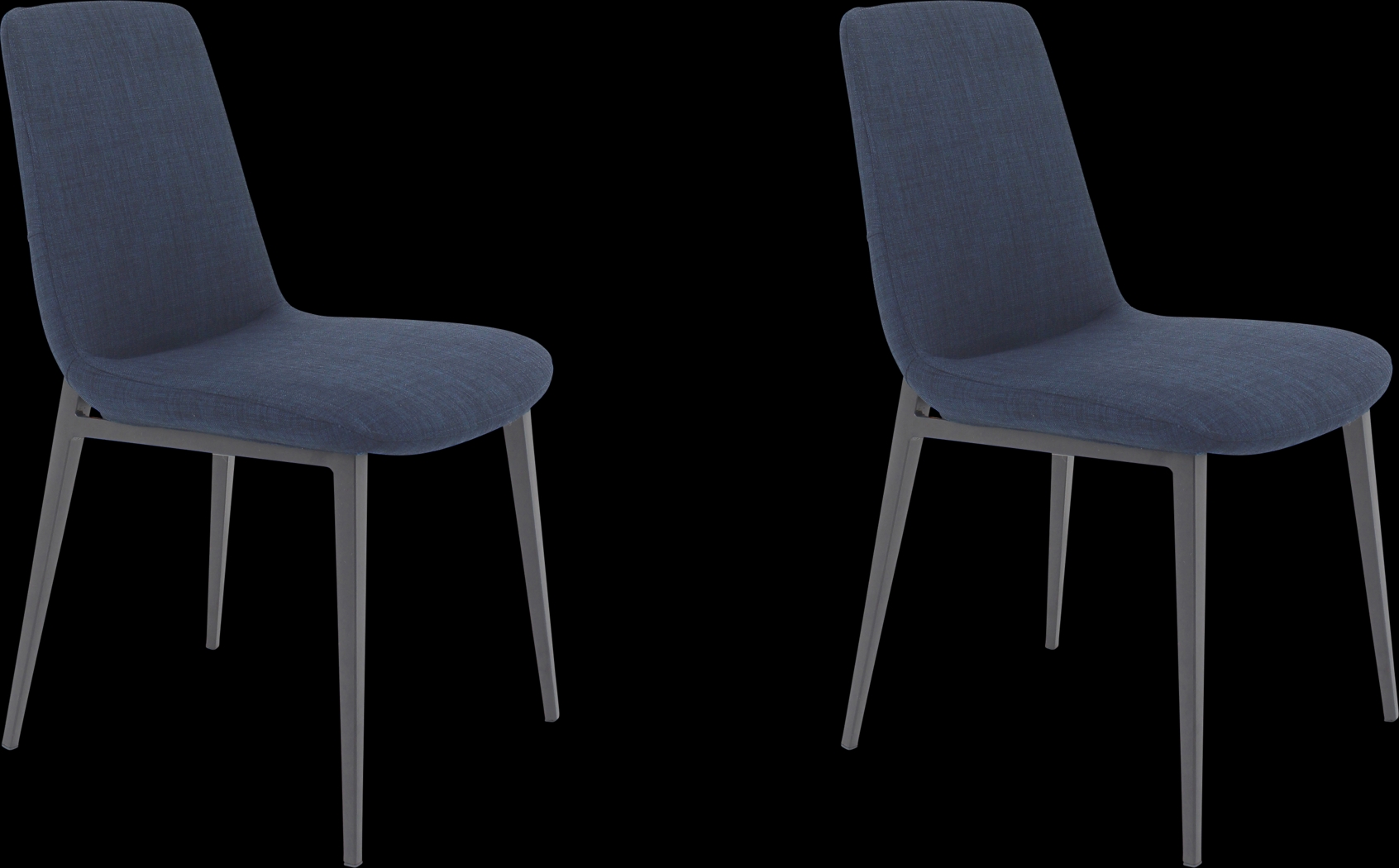 Aboyne Blue Side Chair, Set of 2 - Thumbnail - Image 1