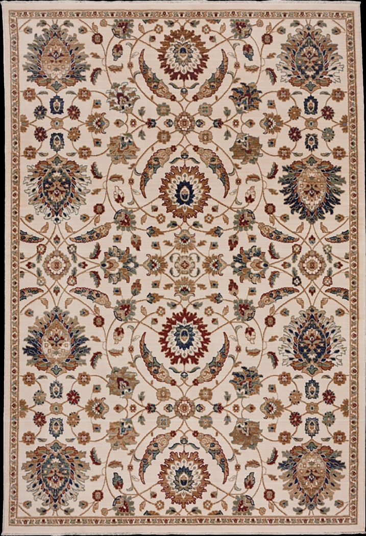 Abraine Cream/Multi 7'10 x 11' Rug - Thumbnail - Image 1