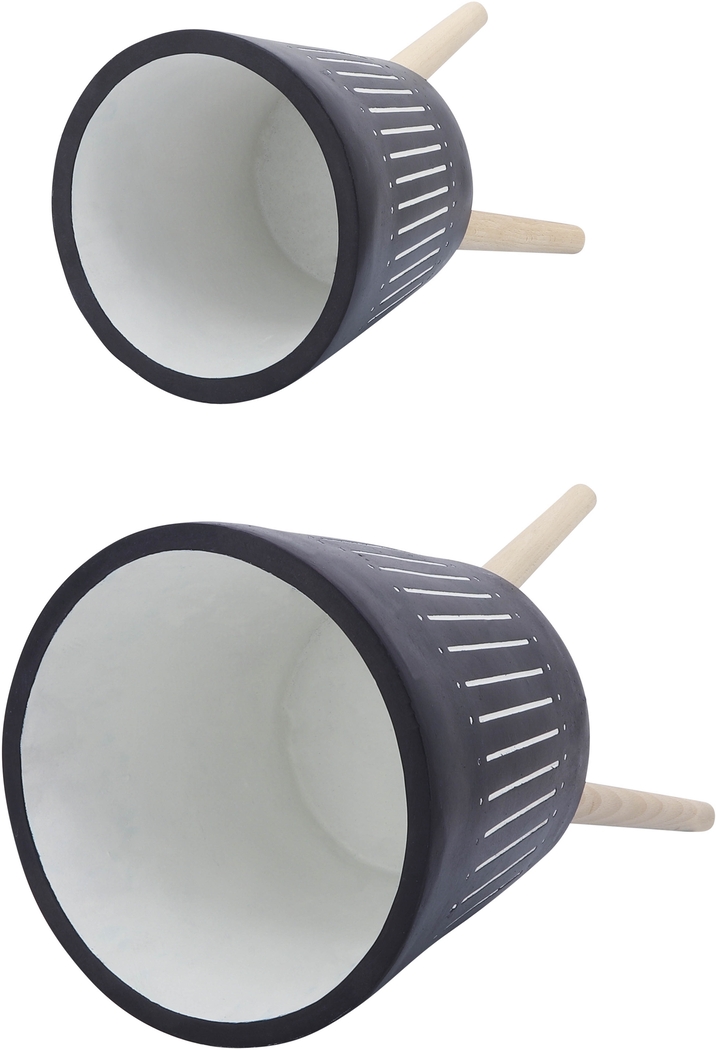 Abrell Blue Planter, Set of 2 - Thumbnail - Image 5