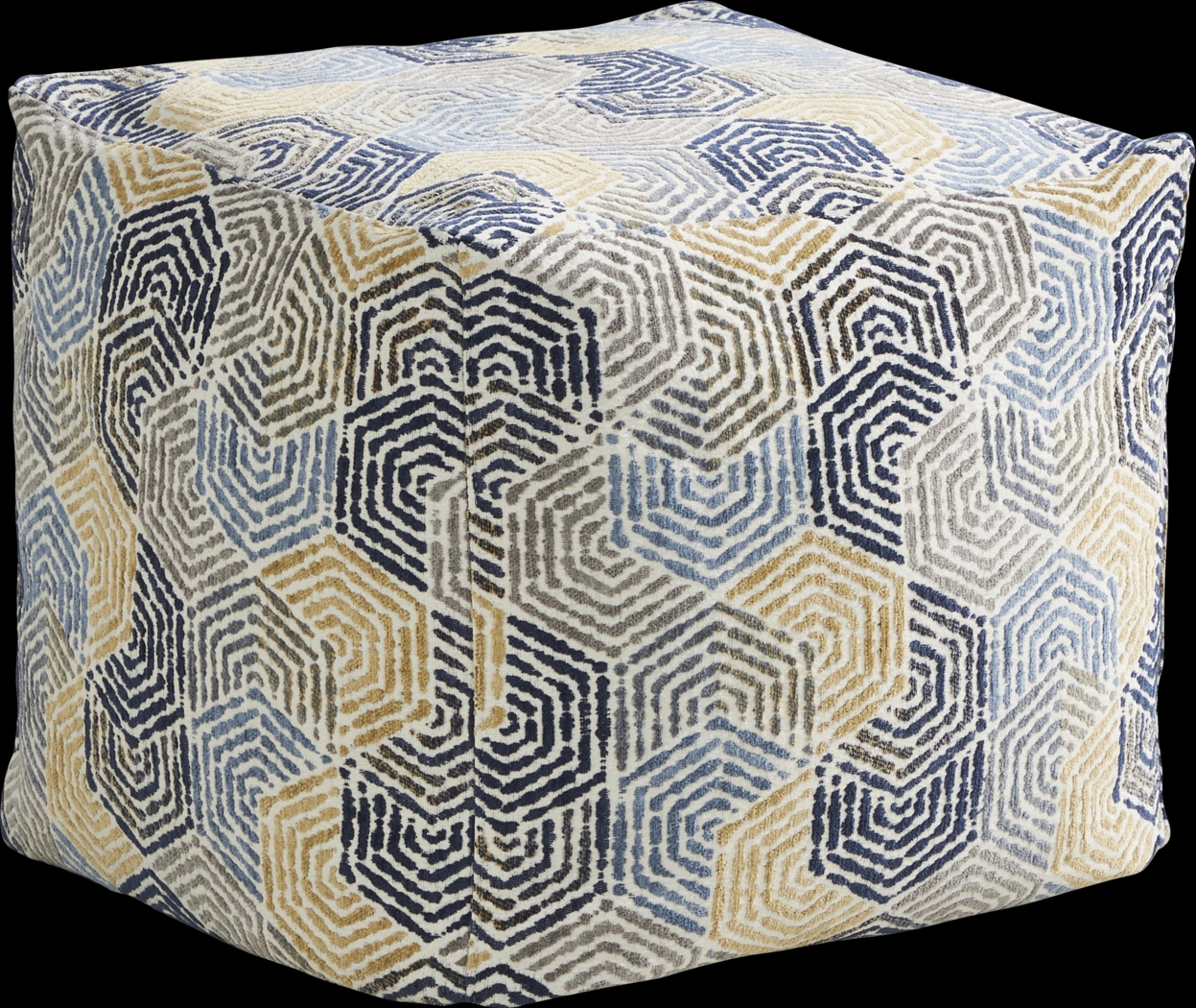 Abriella Gray Accent Pouf - Thumbnail - Image 2