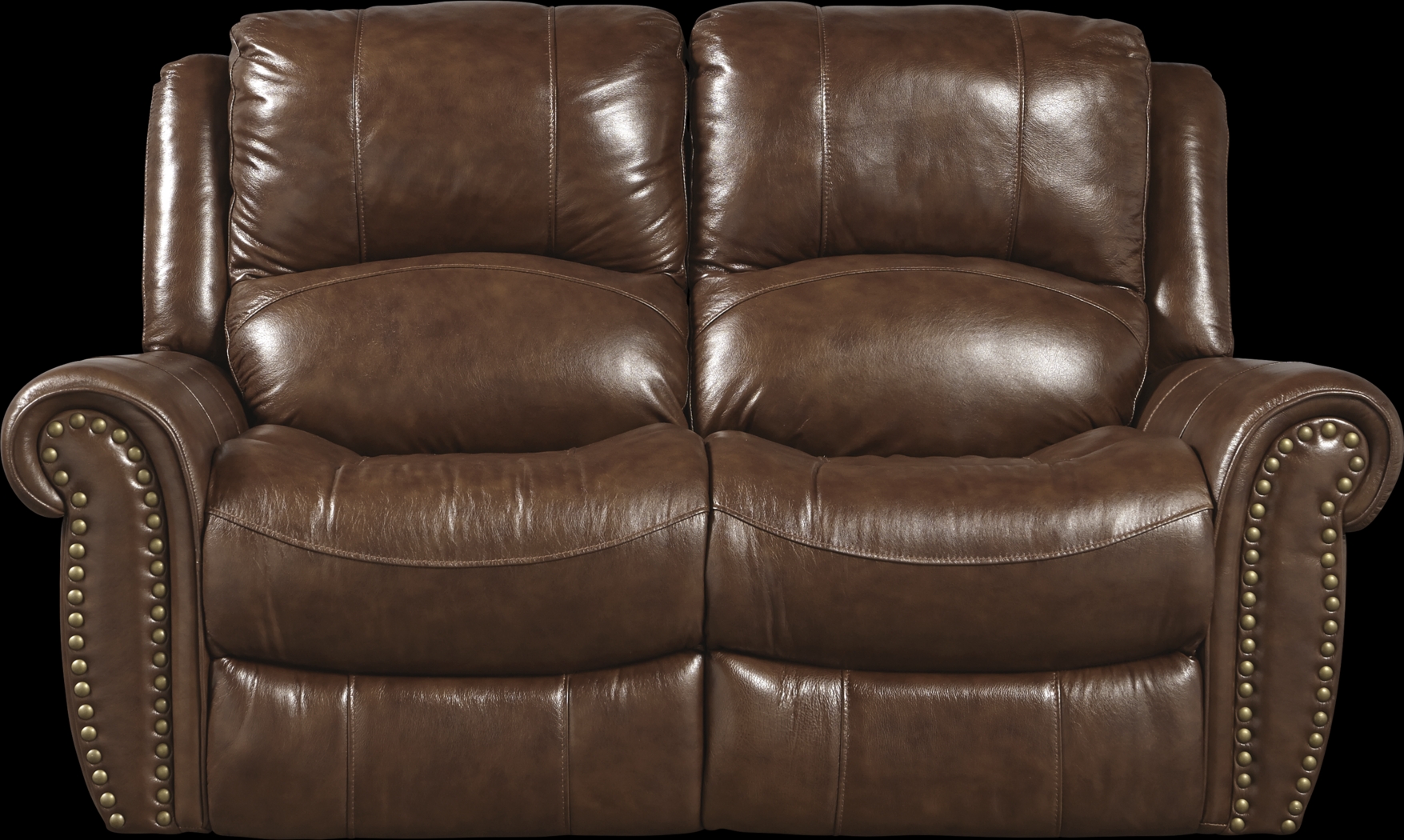 Abruzzo Brown 5 Pc Leather Reclining Living Room - Thumbnail - Image 4